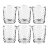 Vaso de 265 ml ondas sella - 6 unidades