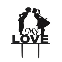 Topper para tarta acrílico de My LOVE juvenil