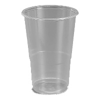 Vasos de 300 ml de plástico transparente - 50 unidades