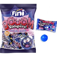 Caramelo pinta lenguas con chicle - envase individual - Fini booom vampiro - 65 gr