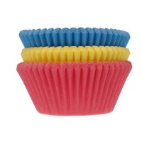 Cápsulas para cupcakes de 5 cm primarios - House of Marie - 75 unidades