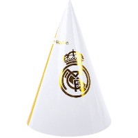 Sombreros de Real Madrid dorado - 6 unidades