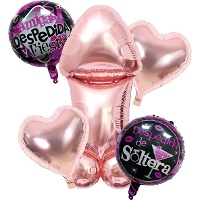 Bouquet de globos de Despedida de Soltera - 5 unidades