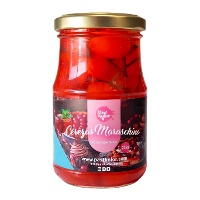Cerezas Maraschino rojas con tallo de 225 gr