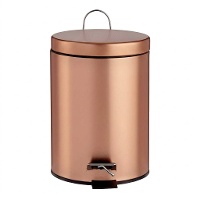 Papelera para baño de 5 L metalizada