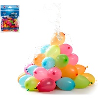 Globos de agua de colores - 100 unidades