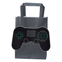 Bolsa regalo de Videojuego negras de - 5 unidades