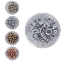 Ojales de 0,5 cm de colores metálicos mate - Artis decor - 30 unidades