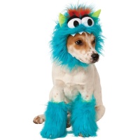Disfraz de monstruo azul para perro