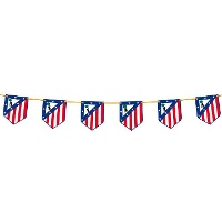 Guirnalda de Atlético de Madrid de escudos - 12 piezas