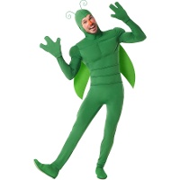 Disfraz de insecto verde para hombre