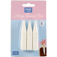 Pinchos portaflores grandes - PME - 6 unidades