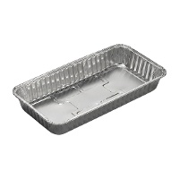 Envase de 25 x 15 x 7 cm desechable rectangular - 3 unidades
