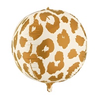 Globo orbz de estampado leopardo de 50 cm
