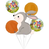 Bouquet de conejito de Happy Birthday de 64 cm - Grabo - 5 unidades