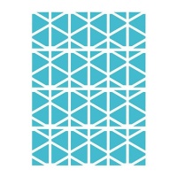 Plantilla Stencil fondo geométrico triángulos de 20 x 28,5 cm - Artis decor - 1 unidad