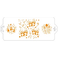 Stencil Party de 25 x 10 cm - Decora