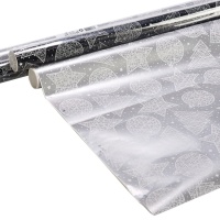 Papel de regalo navideño metalizado surtido de 2 x 0,70 m