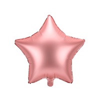 Globo estrella satín de colores surtidos de 48 cm - PartyDeco - 1 unidad