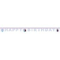 Guirnalda de Happy Bday de Frozen azul