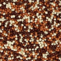 Perlas mini de tres chocolates de 175 gr - FunCakes