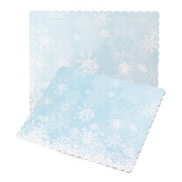 Base para tarta de 40 x 30 x 0,3 cm copo de nieve