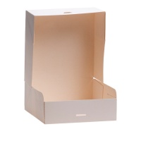 Caja de 20 x 20 x 8 cm para tarta cuadrada - 50 unidades
