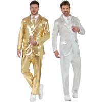 Disfraz de estilo disco de traje para hombre - 1 unidad