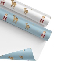 Papel de regalo de Reyes Magos de 2 x 0,70 m - 1 unidad