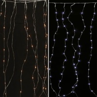 Cortina hilos de luces de 2 x 1,5 m - 300 leds