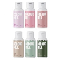 Colorante en gel base de aceite Botánicos de 20 ml - Colour Mill - 6 unidades