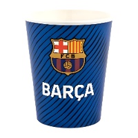 Vasos de FC Barcelona azul - 8 unidades