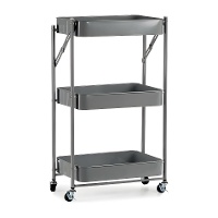 Carrito auxiliar de 78,5 x 45,5 x 29,5 cm plegable - 1 unidad