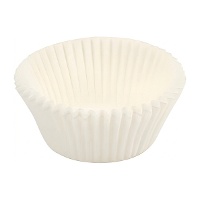 Cápsulas para cupcakes de 6 cm blancas - Dr.Oetker - 80 unidades