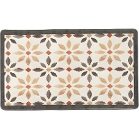 Alfombra cocina de 75 x 45 cm hidráulico flores