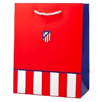 Bolsa regalo de 23 x 18 x 10 cm de Atlético de Madrid roja