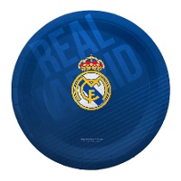 Platos de Real madrid azul de 23 cm - 8 unidades