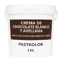 Crema de chocolate blanco y avellana de 3 kg