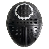Máscara de supervisor círculo negra