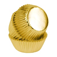 Cápsulas para cupcakes de 3,3 cm metalizado - PME - 45 unidades