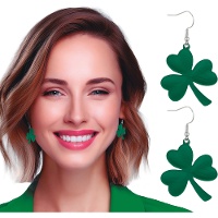 Pendientes de trébol St. Patrick - 1 par