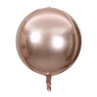 Globo orbz de colores metálicos lisos de 45 cm