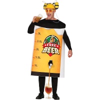 Disfraz de litrona de cerveza para adulto