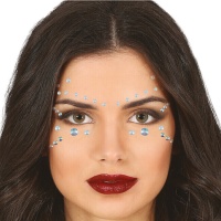 Joyas adhesivas faciales y para uñas brillantes