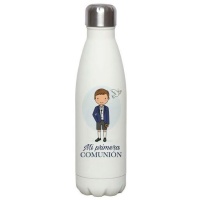 Botella de 0,50 L Mi primera Comunión niño