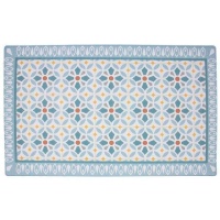 Alfombra cocina de 75 x 45 cm Hidráulico azul claro
