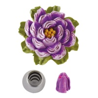 Boquilla tres pétalos lisos nº 7 - Decora