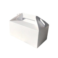 Caja de 22 x 12 x 10 cm para tarta rectangular con asa