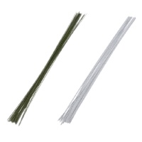 Alambres para flores calibre 30 de 36 cm - 20 unidades