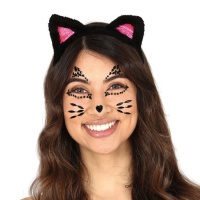 Joyas adhesivas faciales de gatito